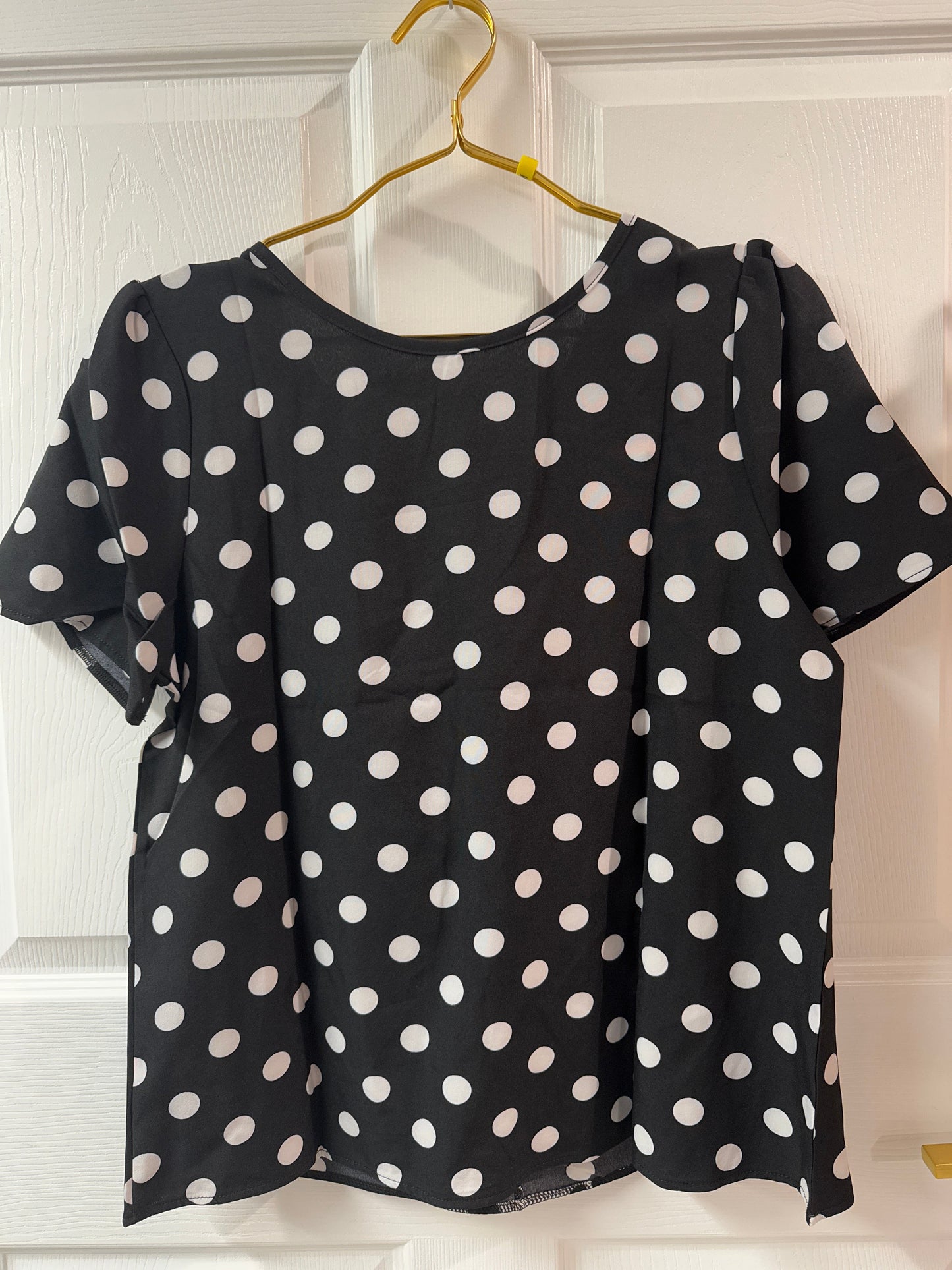 Polkadot short sleeve shirt