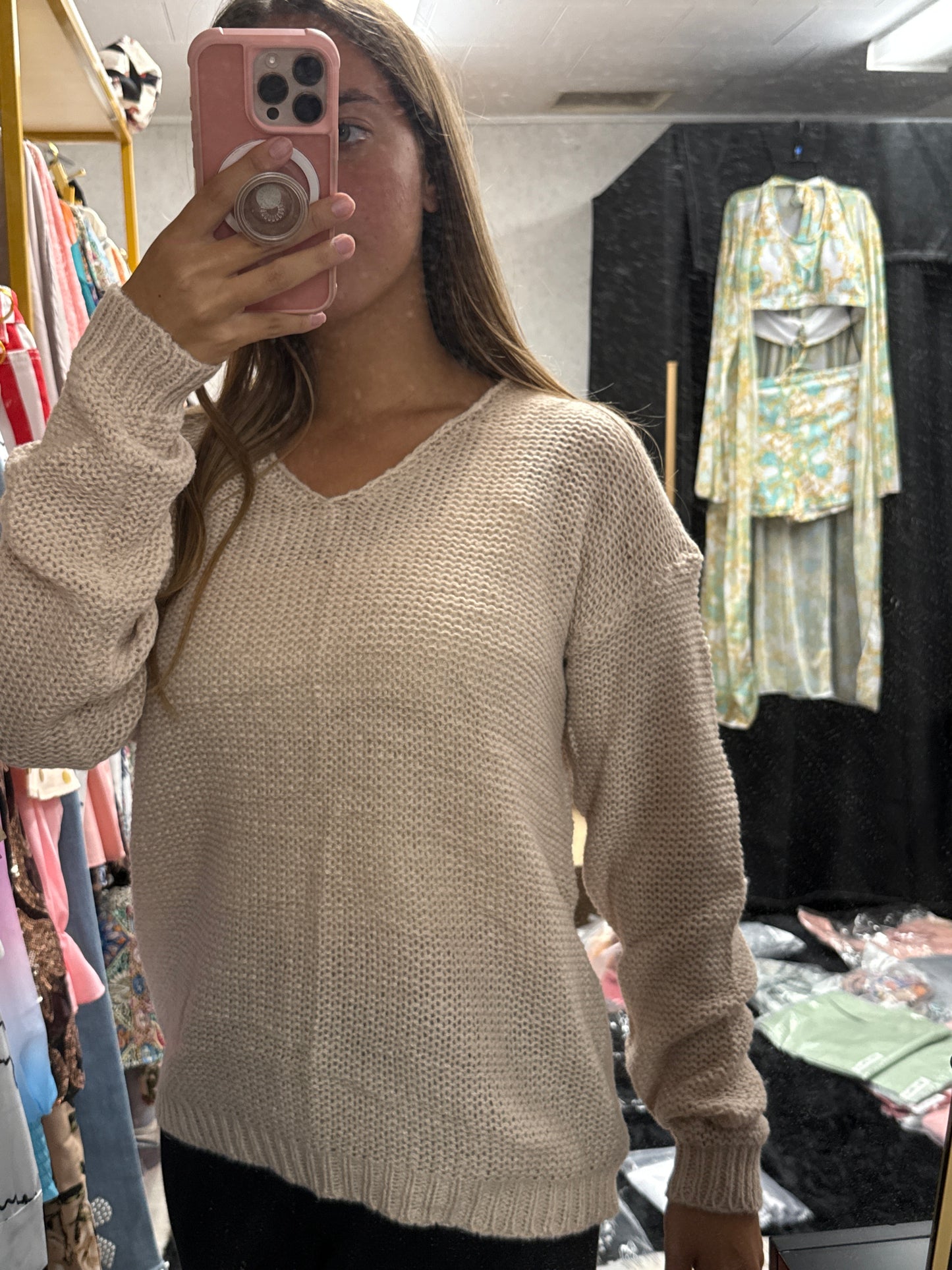 Knitted sweater 