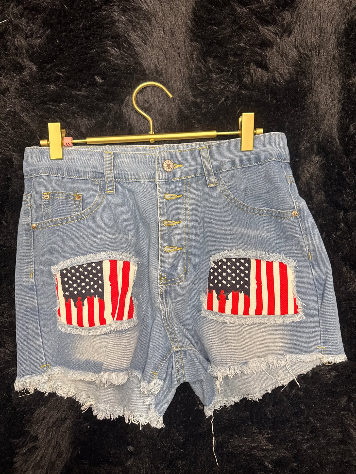 Americana, jean shorts