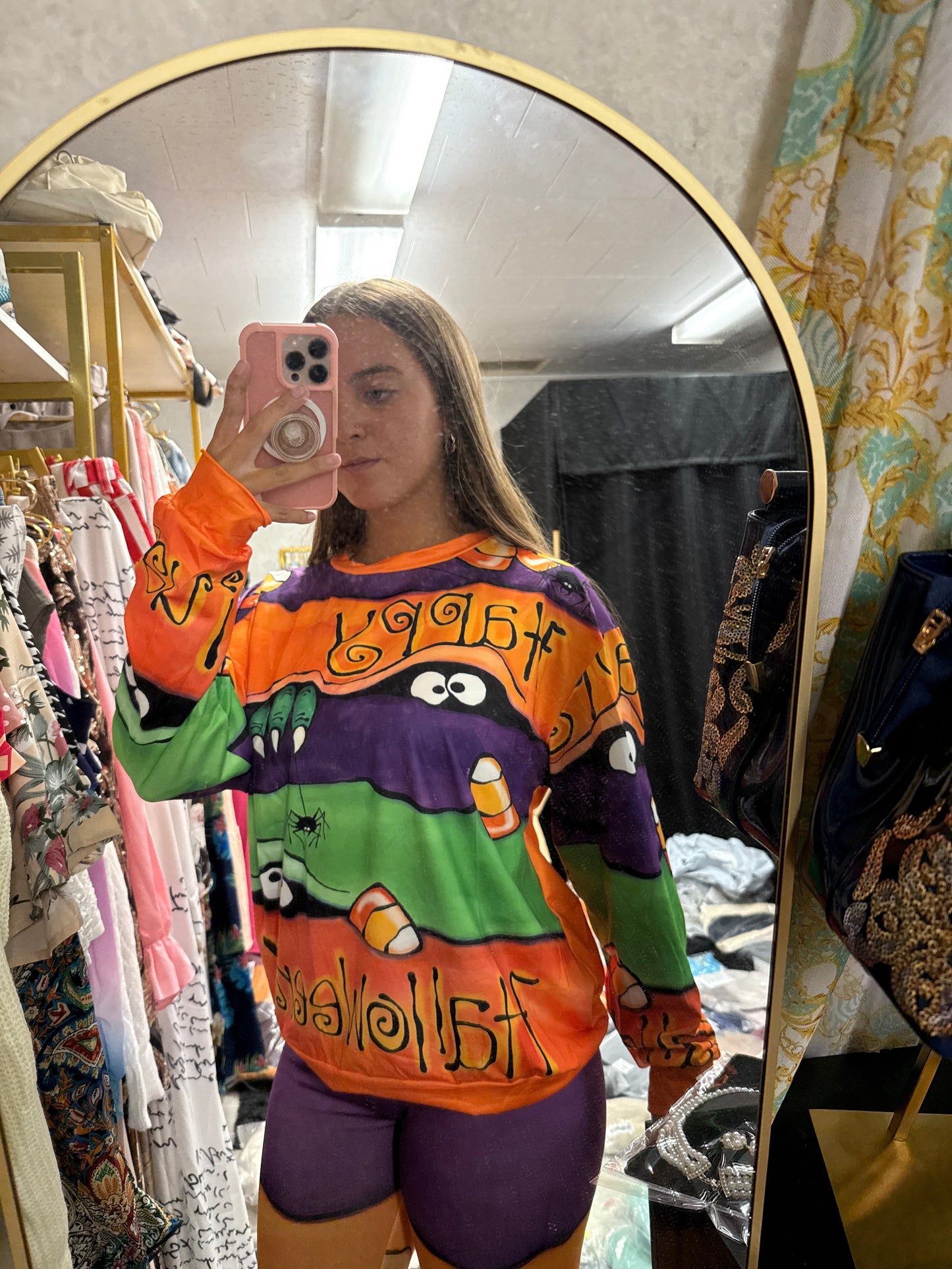 Happy Halloween long sleeve T-shirt