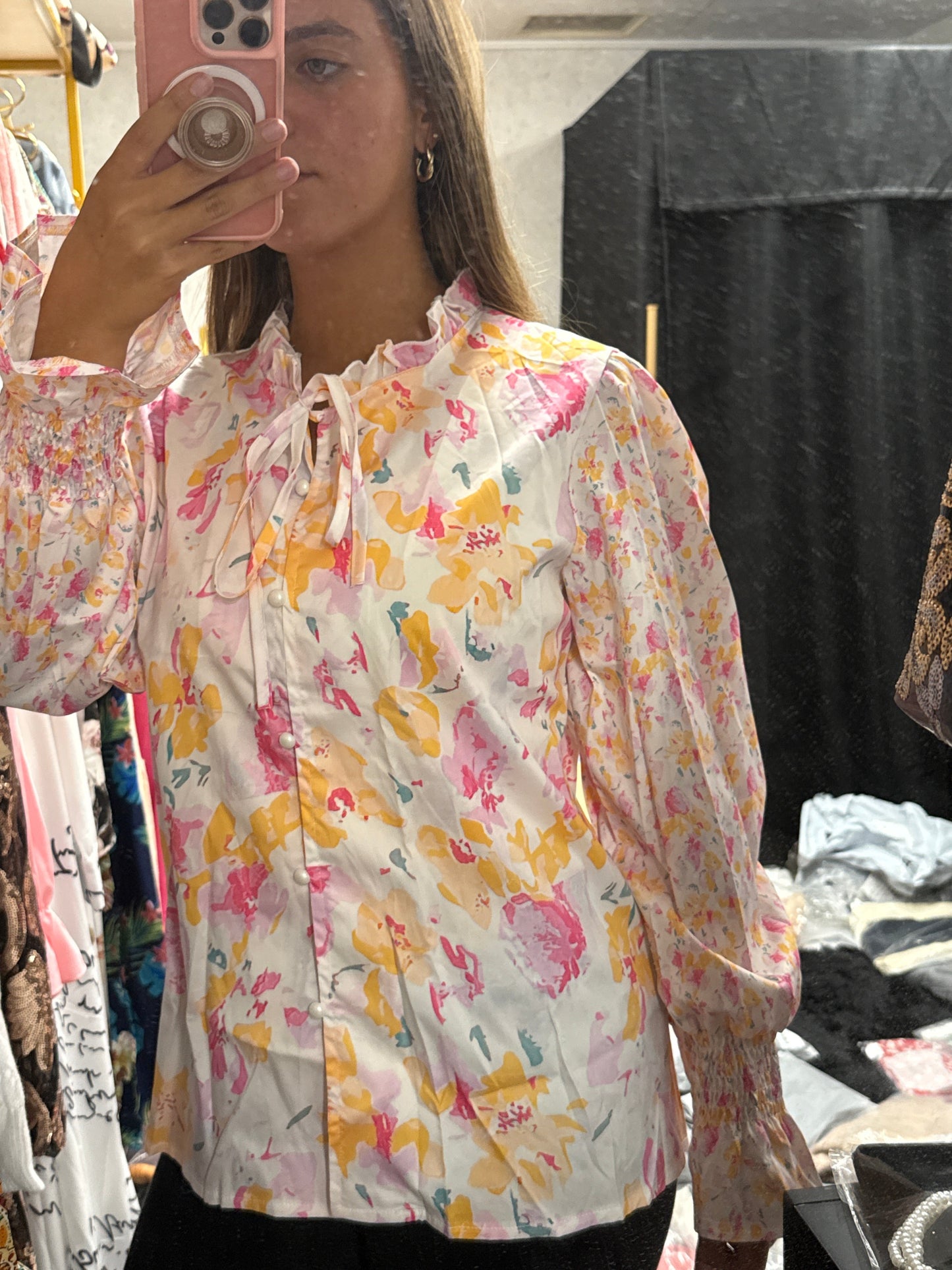Colored blouse 