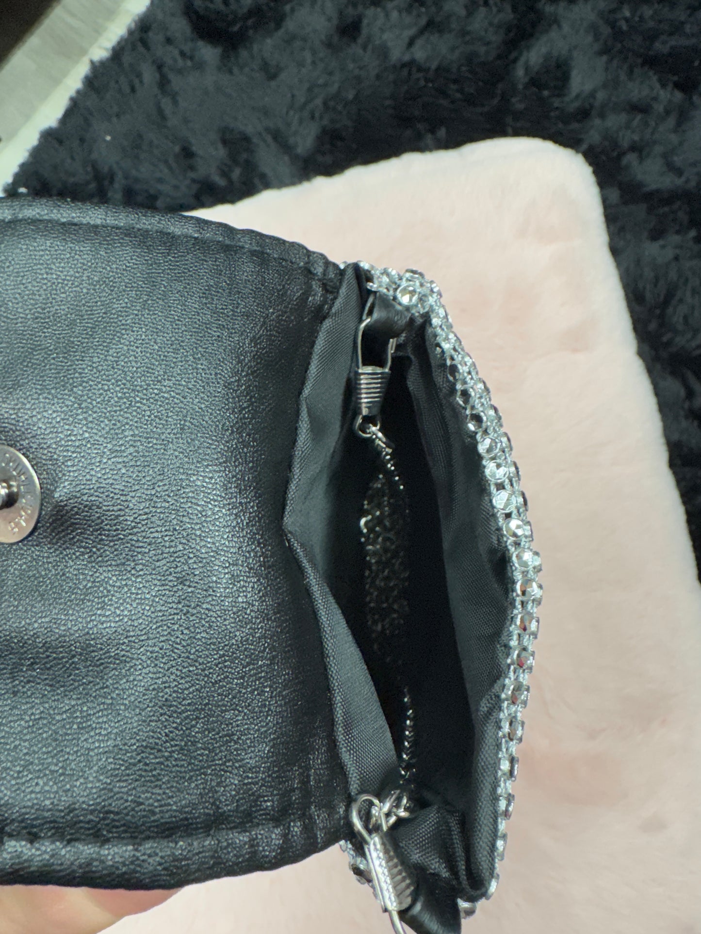 Sparkly pouch purse
