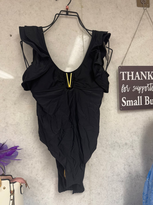 Black one piece swimsuit