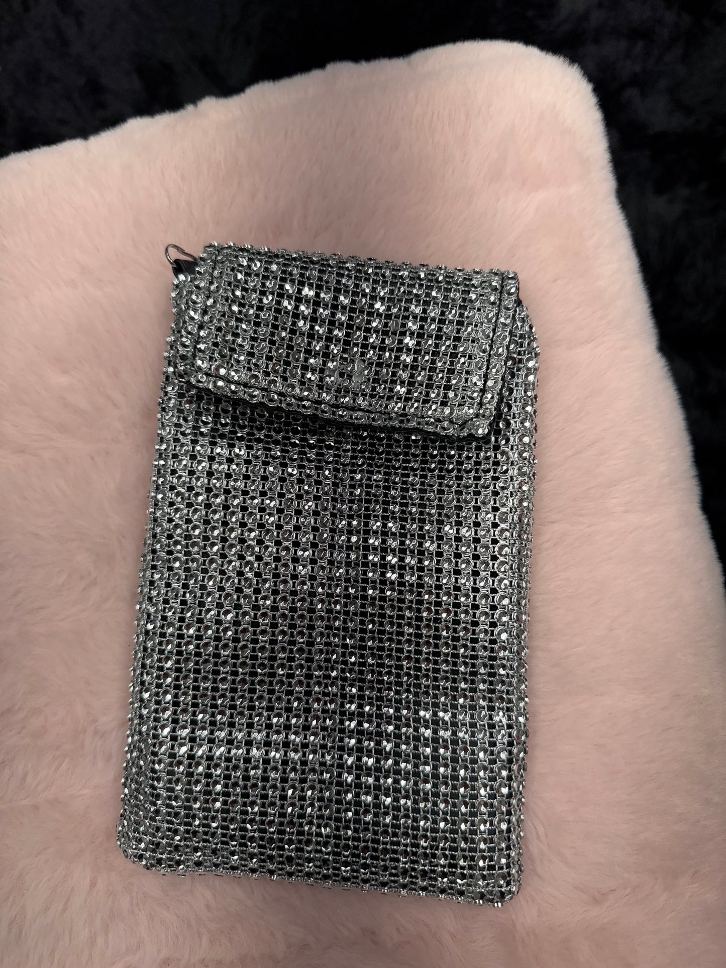 Sparkly pouch purse