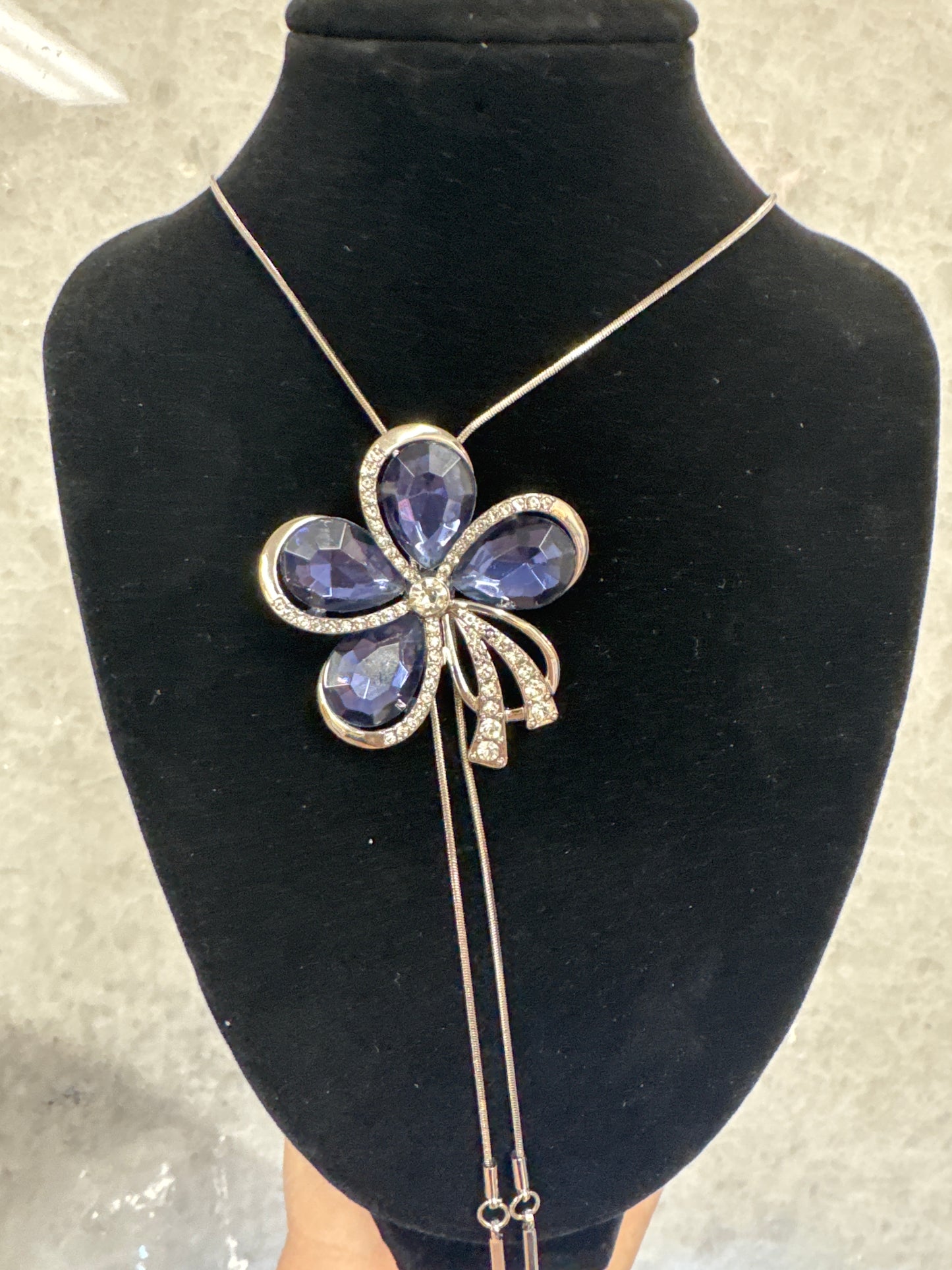 Blue necklace