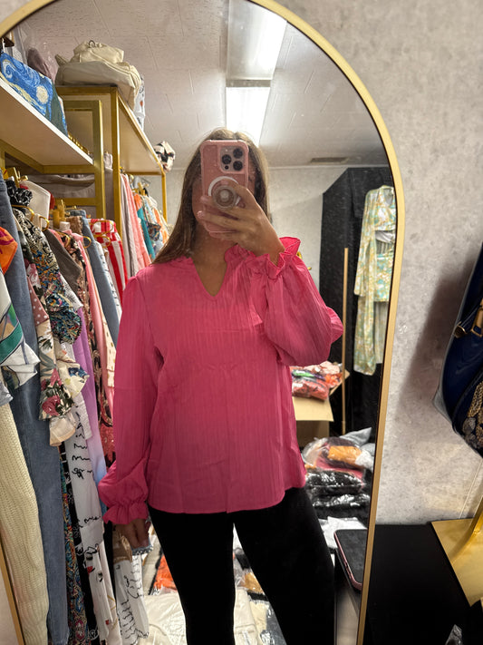 Pink blouse ￼