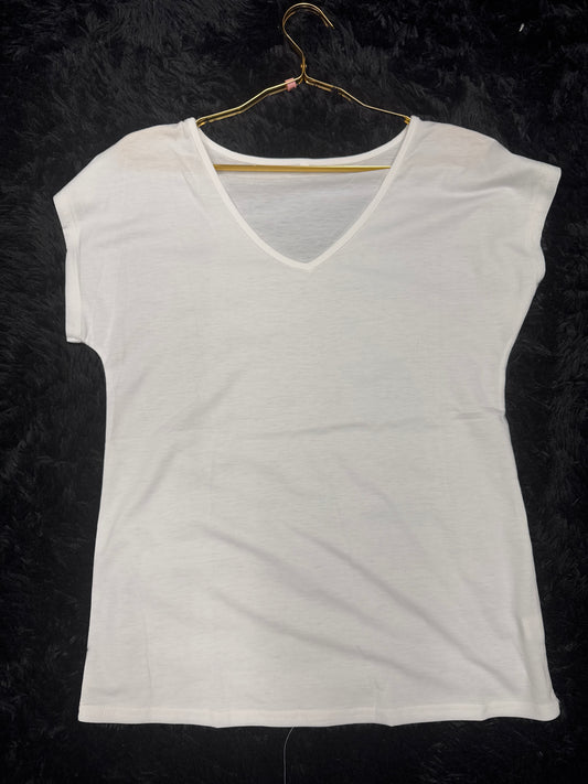 White cotton T-shirt