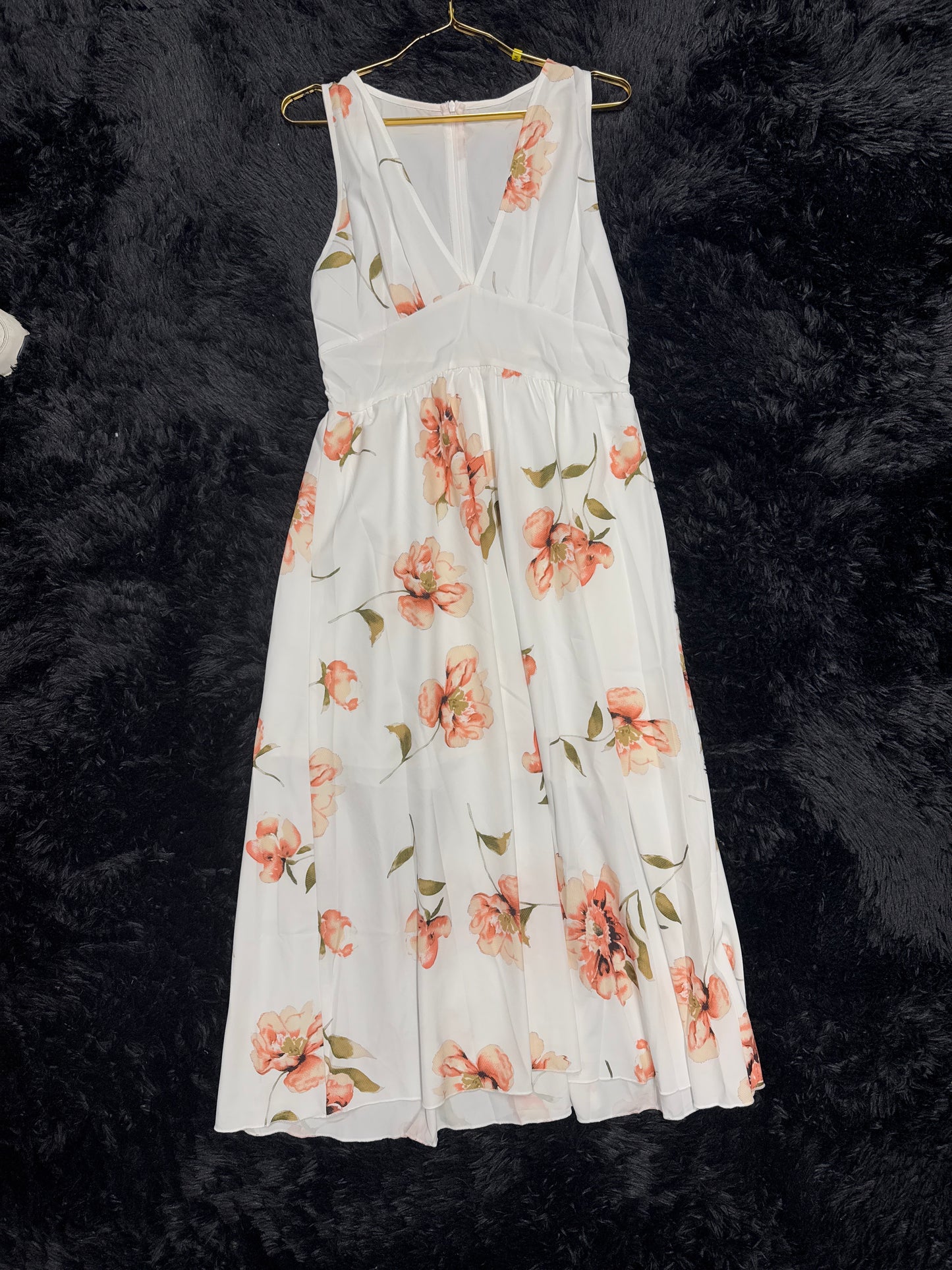 White flower dress