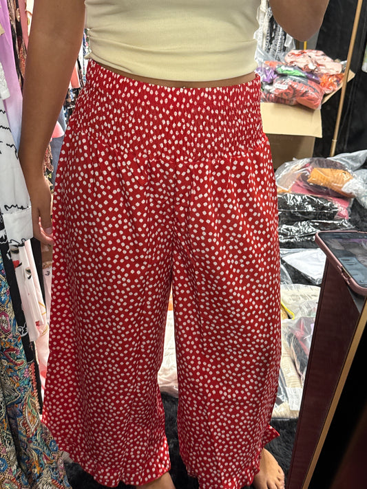 Wide leg Flowing pants ￼