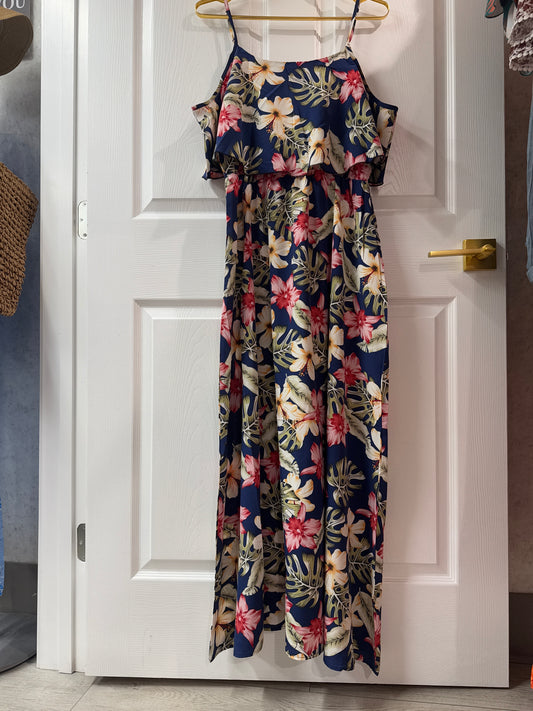 Off shoulder Hawaiian dress
