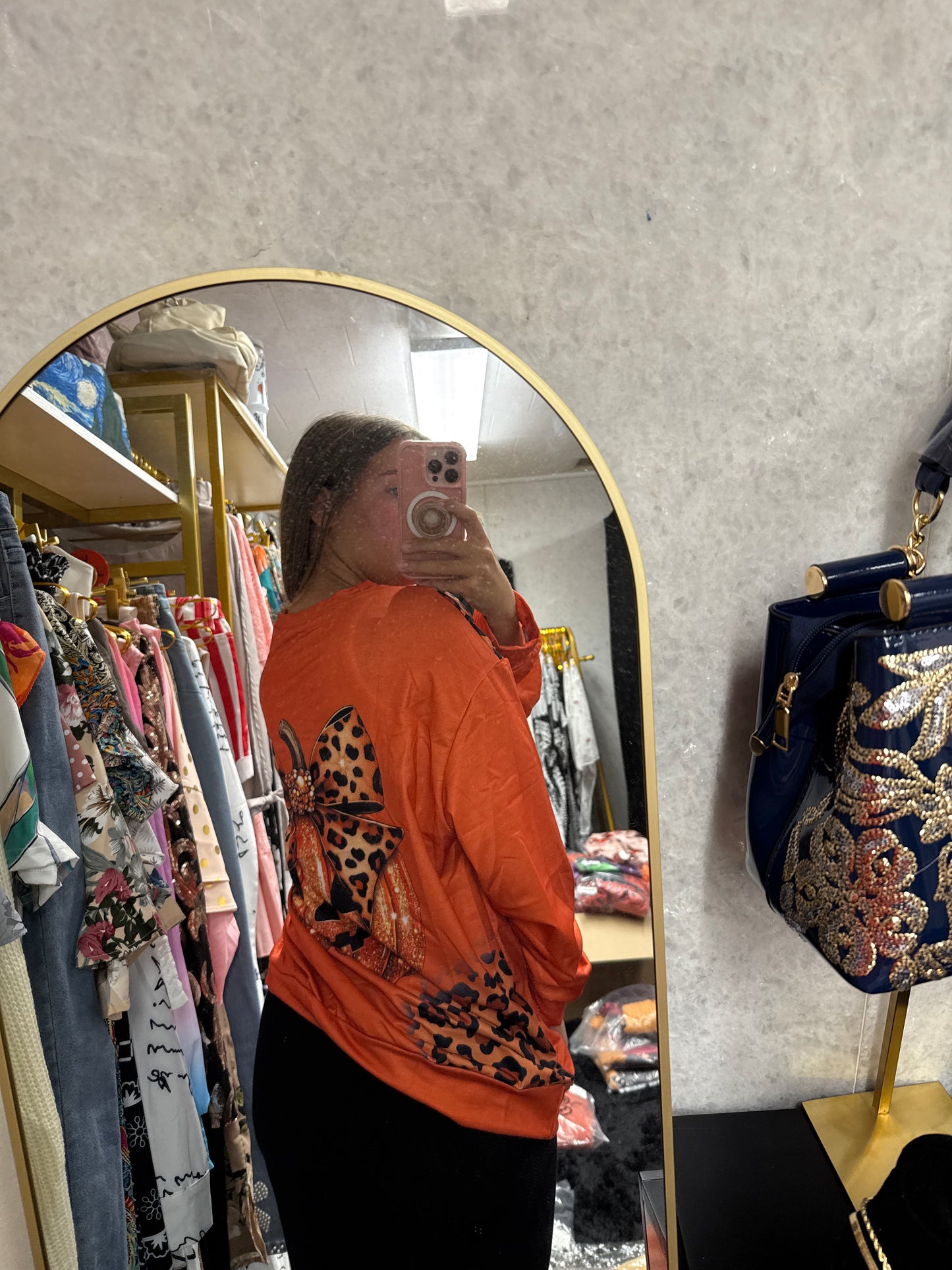 Pumpkin, long sleeve T-shirt ￼