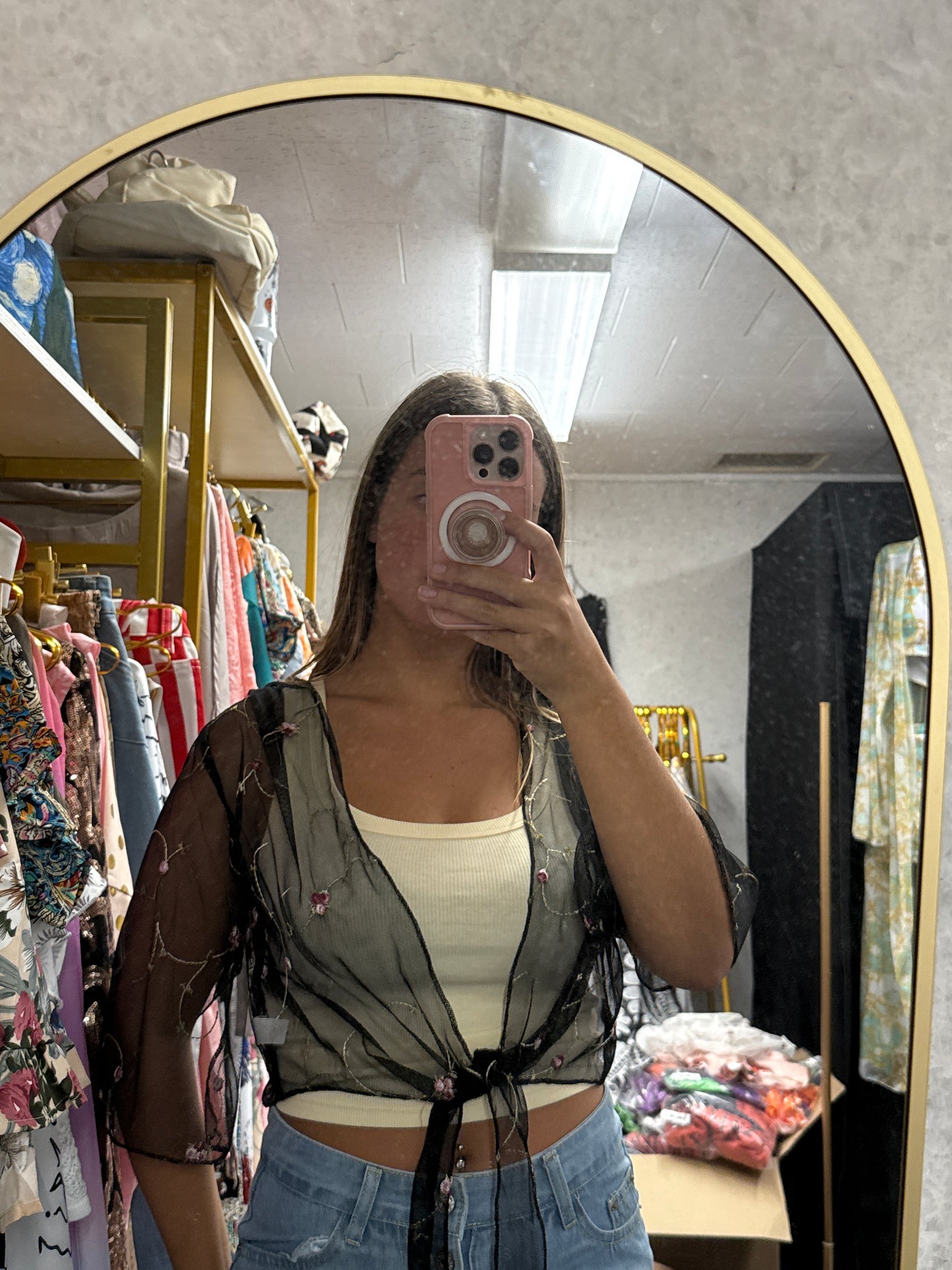 Share T-shirt with flowers ￼