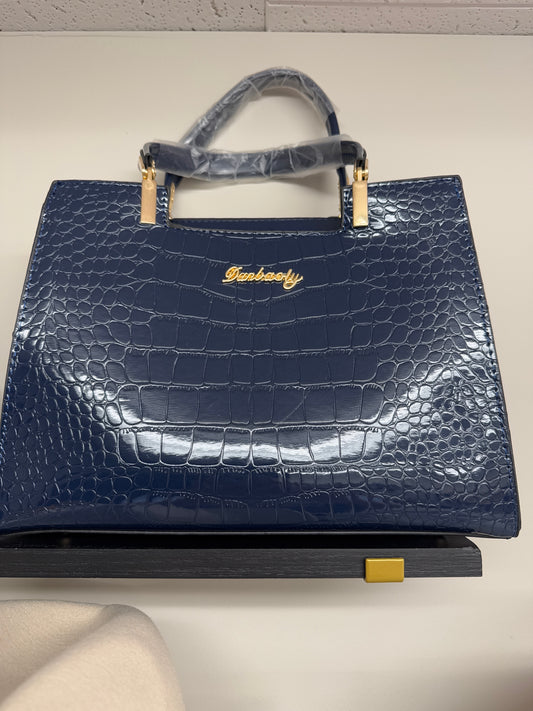 Imitation alligator skin purse