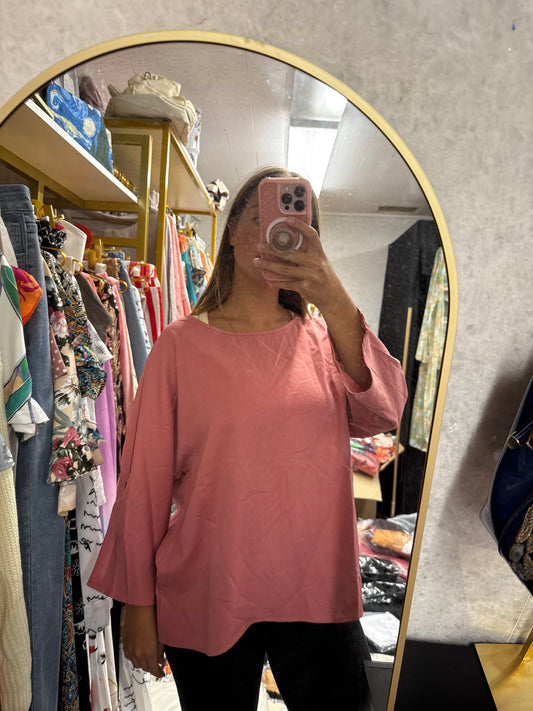 Pink blouse