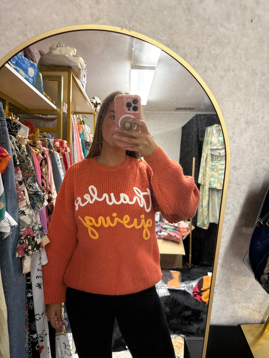 Thanksgiving knitted sweater ￼